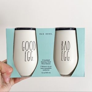 Rae Dunn Insulated Easter Wine Tumblers Set